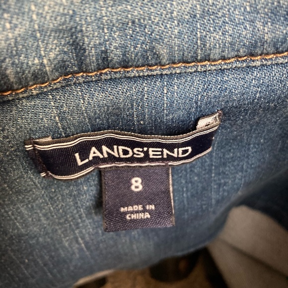 Lands’ End Denim Dress Women’s Size 8 - Picture 9 of 9